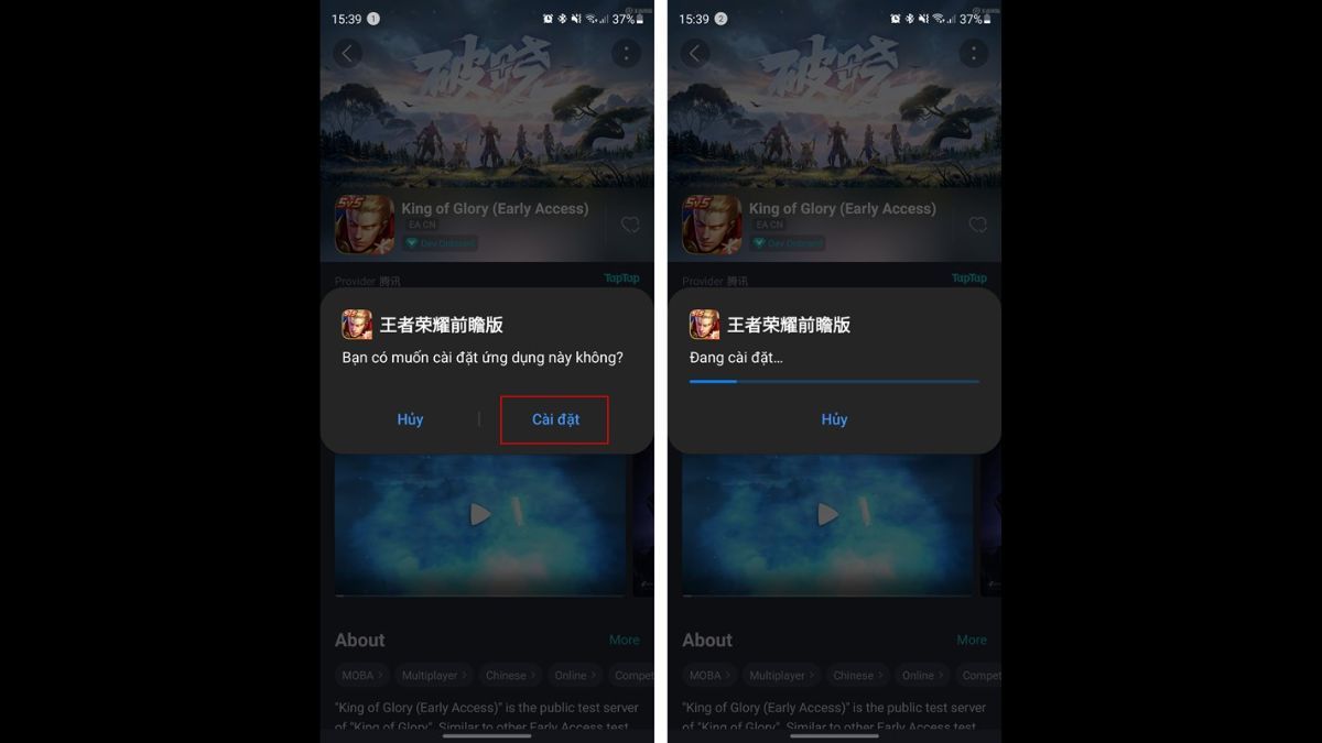 Bước 2: Tìm kiếm game