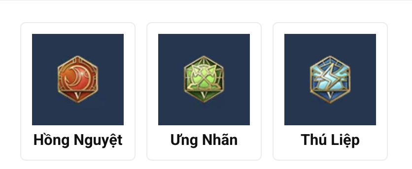 Bảng ngọc phù hợp với Marco Polo