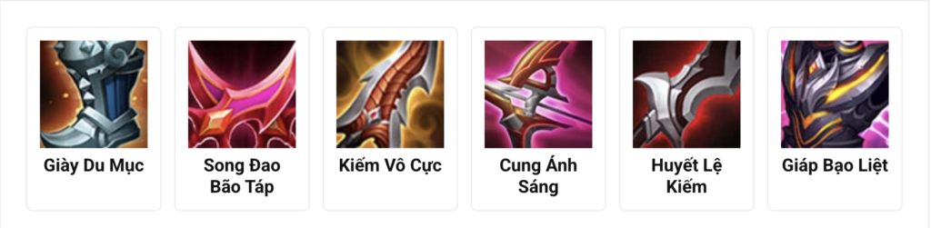 Gợi ý trang phục khác cho Qua Á