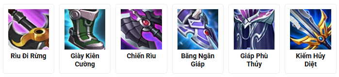 Trang bị khác cho Triệu Vân